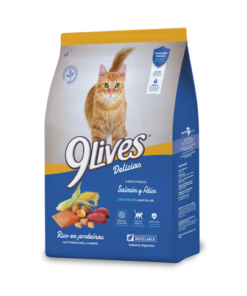 9 Lives Gato Adulto Salmon y Atun 15 kg