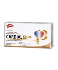 Cardial B 2,5 mg caja 20 comprimidos