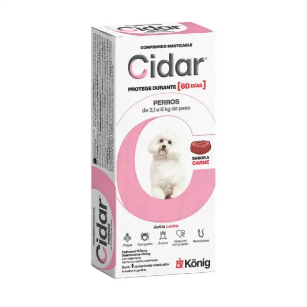 CIDAR PERROS 3,1 A 6 KG