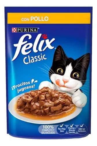 Felix Pouch Gatos Sabor Pollo 85gr