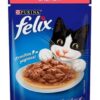 Felix Pouch Gatos Sabor Salmón 85gr