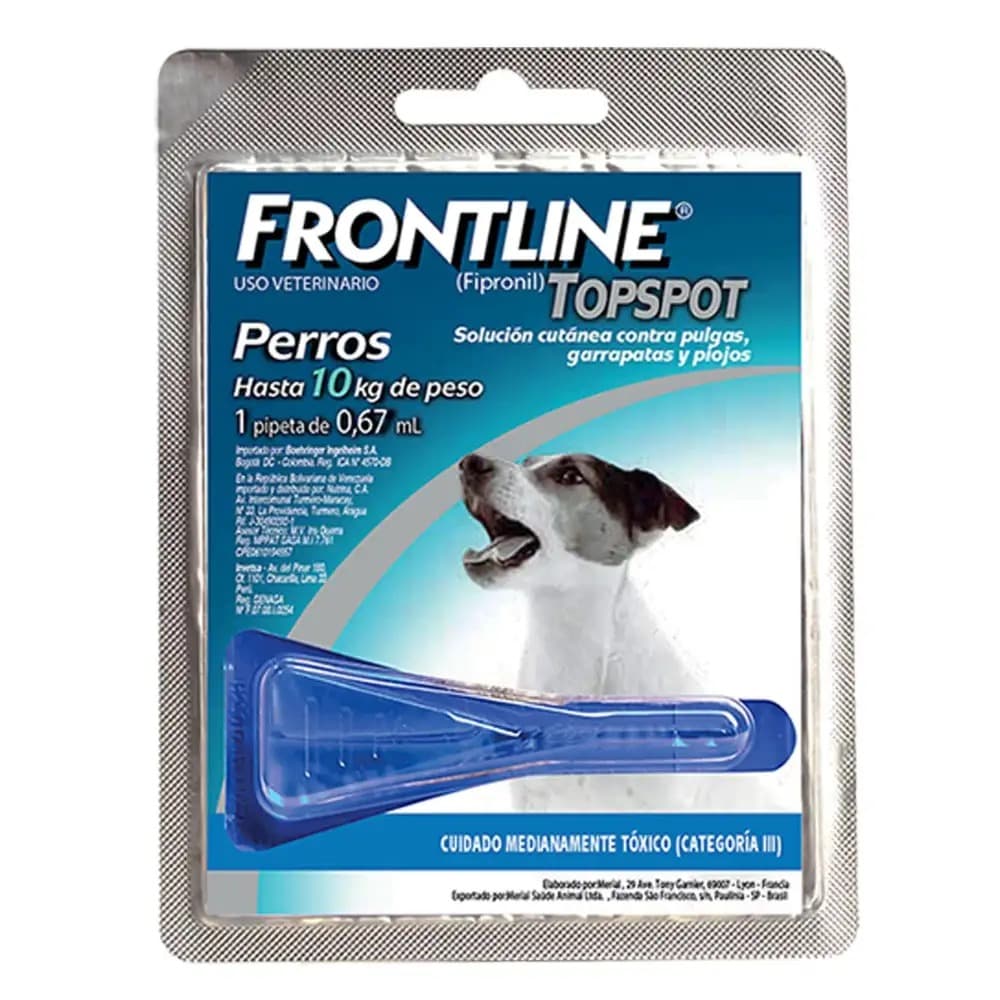 Frontline Spot On Perros Hasta 10 Kg