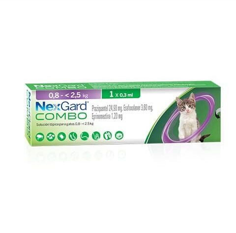 Nexgard Combo Felinos hasta 2,5 kg