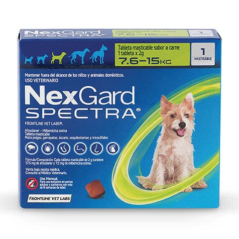 Nexgard Spectra 7,6 a 15 Kg