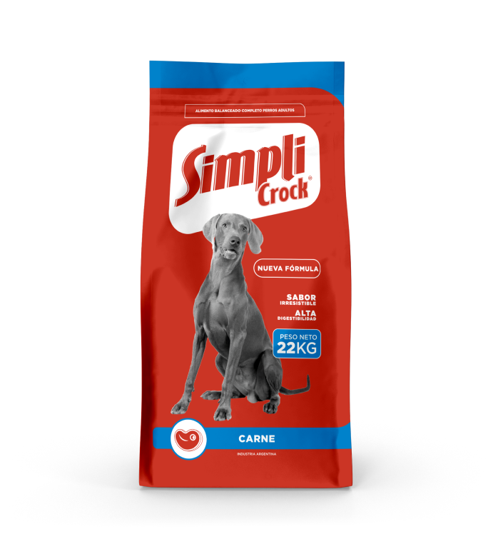 Simpli Crock Perro Adulto sabor Carne 22kg