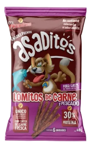 Asaditos Gatos x 6 un