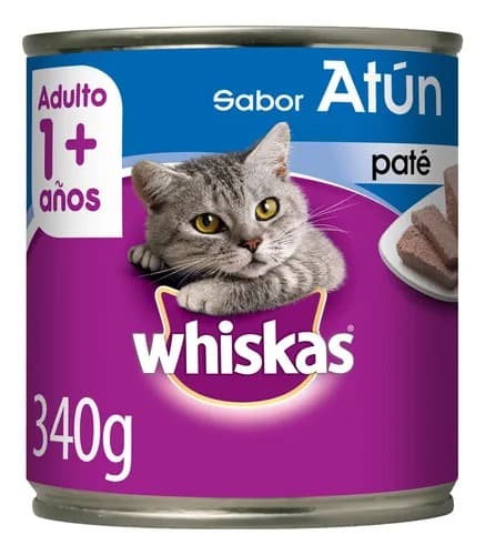 Lata Whiskas Gato Sabor Atún 340gr