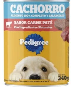 PEDIGREE® Lata Cachorro Paté Sabor Carne 340gr