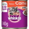 Lata Whiskas Gatitos Sabor Carne 340gr