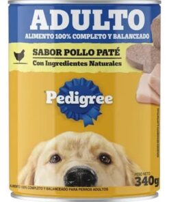 PEDIGREE® Lata Adulto Paté Sabor Pollo 340gr