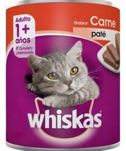Lata Whiskas Gato Sabor Carne 340gr