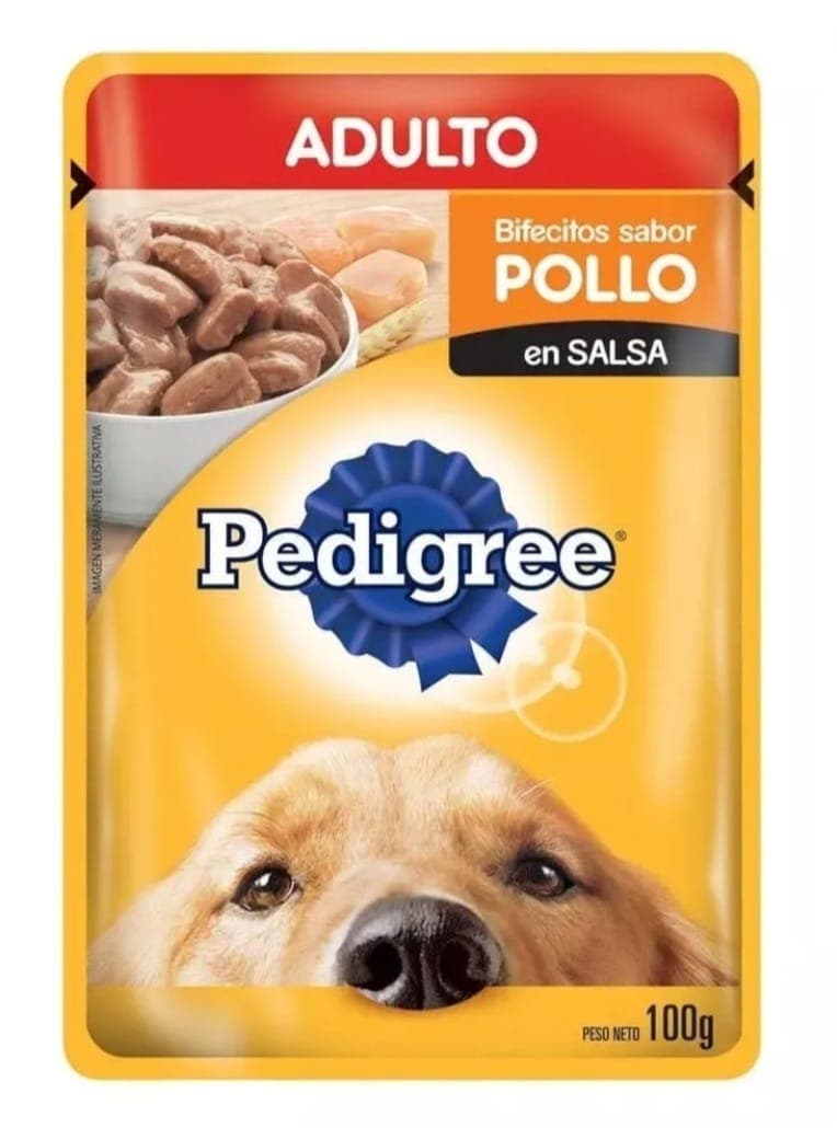 Pedigree Pouch Perro Adulto Sabor Pollo 100 gr