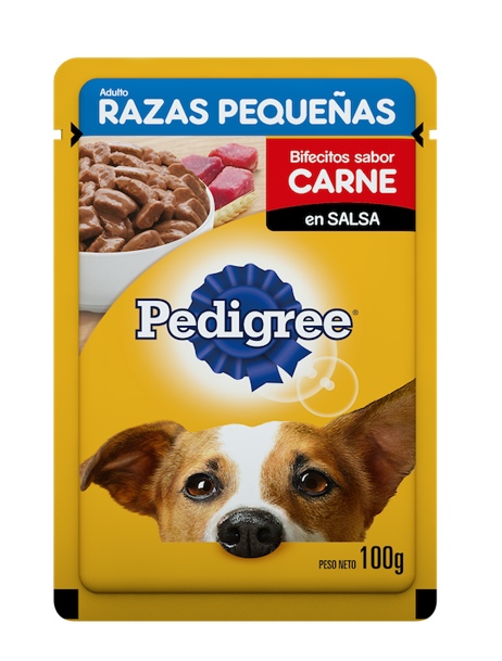 Pedigree Pouch Perro Adulto Raza Pequeña Sabor Carne 100 gr