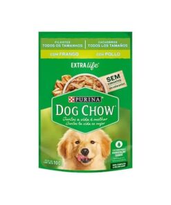 Pouch Dog Chow Perro Cachorro Sabor Pollo 100gr