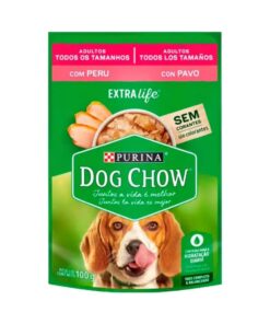 Pouch Dog Chow Perro Adulto Sabor Pavo 100gr