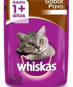 Pouch Whiskas Gato Adulto Sabor Pavo 85 gr