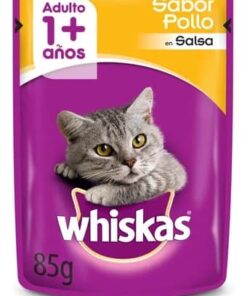 Pouch Whiskas Gato Adulto Sabor Pollo 85 gr