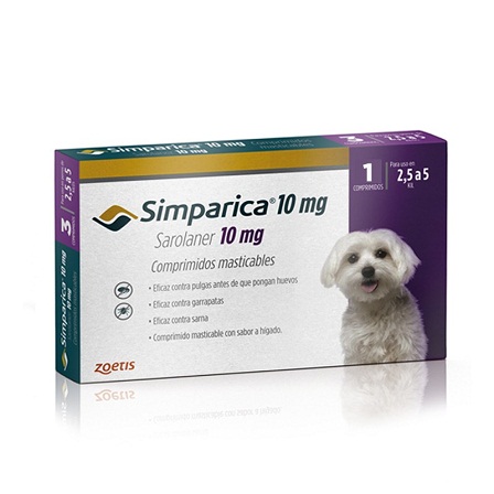Simparica 2.5 A 5 Kg